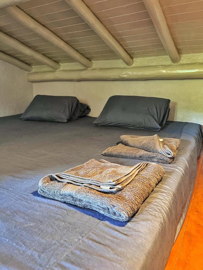 Casinha Azul na beira do Rio Caraíva Villa Exterior foto