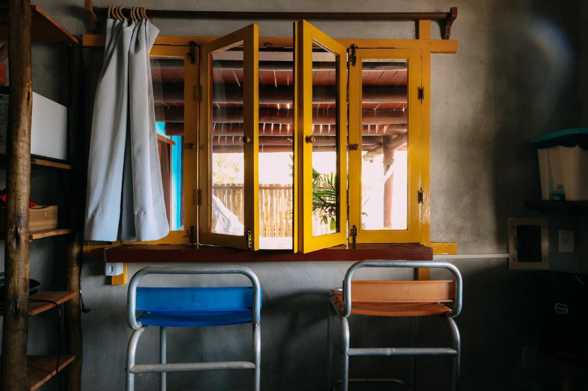 Casinha Azul na beira do Rio Caraíva Villa Exterior foto